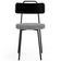 Cadeira Para Cozinha Sala De Jantar Barcelona L02 Couríssimo Preto Pied Poule - Lyam Decor