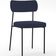 Kit 06 Cadeiras Estofadas Para Sala De Jantar Melina L02 Suede Azul Marinho - Lyam Decor