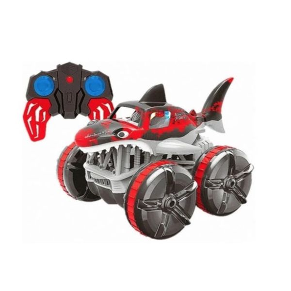 Carrinho de controle remoto anfibio Vermelho - Toyng 043218 Carrinho de controle remoto anfibio Vermelho - Toyng 043218