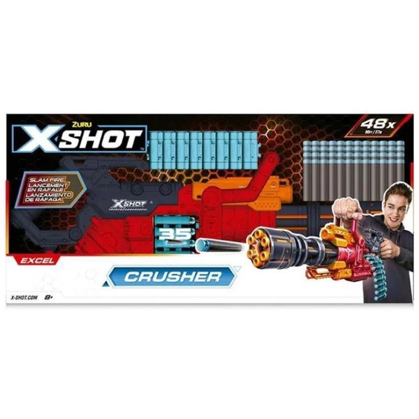 Lançador De Dardo X-Shot Red Crusher - Candide 5725 Lançador De Dardo X-Shot Red Crusher - Candide 5725