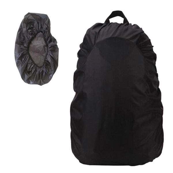 Capa Impermeável Com Elástico Para Mochila dos 55 aos 75L 55-75L / Preto