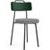 Cadeira Decorativa Estofada Para Sala De Jantar Barcelona L02 Facto Verde Musgo Pied Poule - Lyam