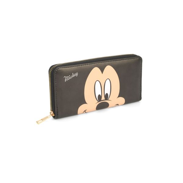 Carteira Zíper Feminina Mickey Mouse Disney CA27881MK Preta