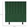 Cabeceira Estofada Cama Box Solteiro 90 Cm Taís Suede verde