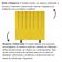 Cabeceira De Cama Solteiro Box 100 Cm Marina Suede amarelo