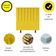 Cabeceira De Cama Solteiro Box 100 Cm Marina Suede amarelo