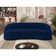 Sofá 4 Lugares Curvo Sala de Estar Living Lótus D02 Veludo Azul Marinho 230 cm C-304 - Lyam Decor