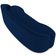 Sofá 4 Lugares Curvo Sala de Estar Living Lótus D02 Veludo Azul Marinho 230 cm C-304 - Lyam Decor