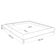 Cama Casal Queen Pés de Ferro Estilo Industrial 176cm Otto P05 Veludo Bege - Lyam Decor