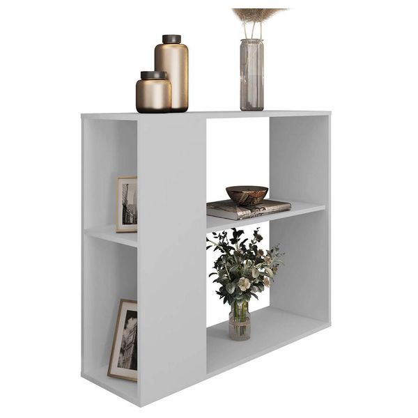 Aparador Buffet Decorativo 1 Prateleira Opala Branco Caemmun Aparador Buffet Decorativo 1 Prateleira Opala Branco Caemmun