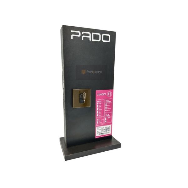 FECHADURA PORTA CORRER EXTERNA PADO ANTIQUE OURO VELHO TRAVA EXPANSIVA QUADRADA