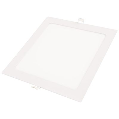 Plafon LED Tramontina Quadrado de Embutir Slim 18 W Bivolt 3000 K Luz Amarela