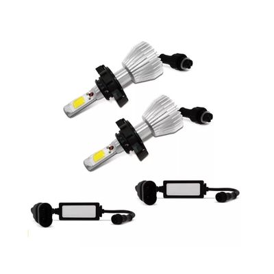 Kit Lâmpadas Super Led H16 6000k Branca