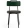 Kit 04 Cadeiras Decorativa Estofada Sala Jantar Barcelona L02 Facto Verde Musgo Linho Chumbo - Lyam
