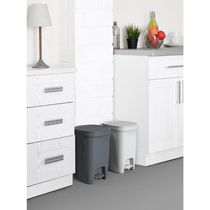 Lixeira Tramontina Compact 10L Polipropileno Cinza