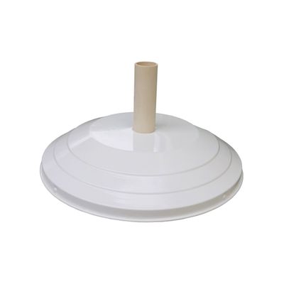 Ombrelone Guarda Sol Piscina Casa Praia Base Branco 300cm