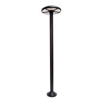 Poste Colonial de Jardim Ravena Led Alumínio Fundido 328cm