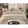 Sofá 4 Lugares Curvo Sala de Estar Living Lótus D02 Veludo Bege 260 cm C-309 - Lyam Decor