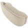 Sofá 4 Lugares Curvo Sala de Estar Living Lótus D02 Veludo Bege 260 cm C-309 - Lyam Decor