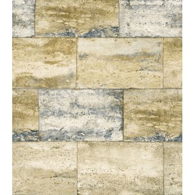 Papel de Parede Modern Maison Blocos de Pedra MM347901 - Rolo: 10m x 0,52m
