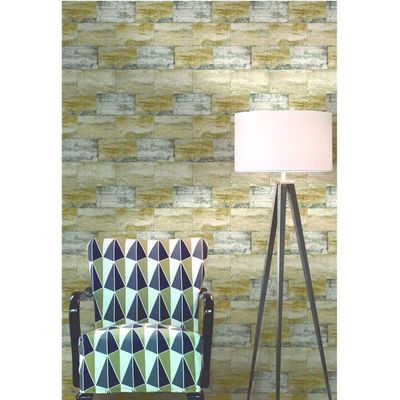 Papel de Parede Modern Maison Blocos de Pedra MM347901 - Rolo: 10m x 0,52m