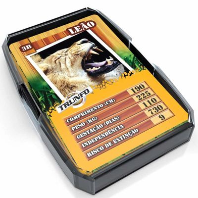Jogo De Cartas Super Trunfo Animais Selvagens - Grow 01816