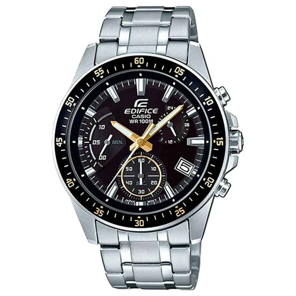 Relógio Casio Masculino Ref:Efv-540d-1a9vudf Edifice Cronógrafo Prateado