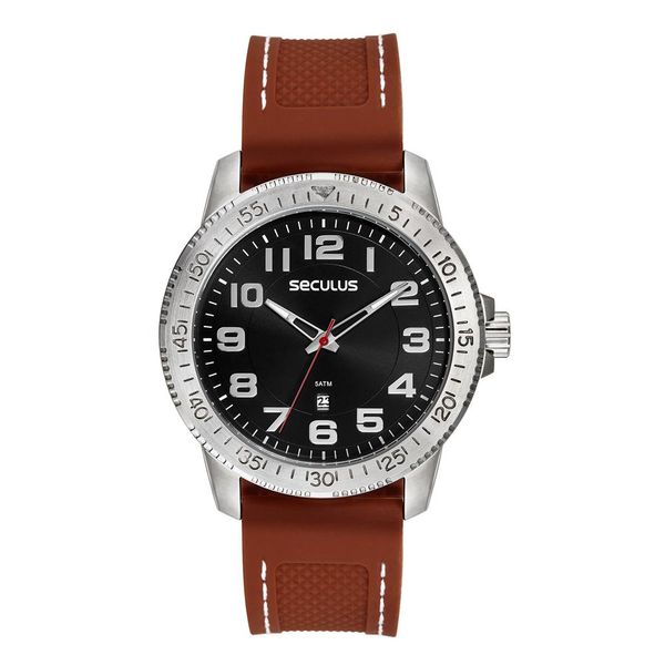 Relógio Seculus Masculino Ref:44223g0svnu1 Esportivo Prateado