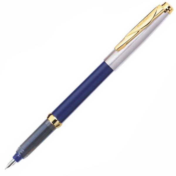Caneta Tinteiro Pierre Cardin Ref:Pct-03bl Momento Half Azul/Prata Caneta Tinteiro Pierre Cardin Ref:Pct-03bl Momento Half Azul/Prata