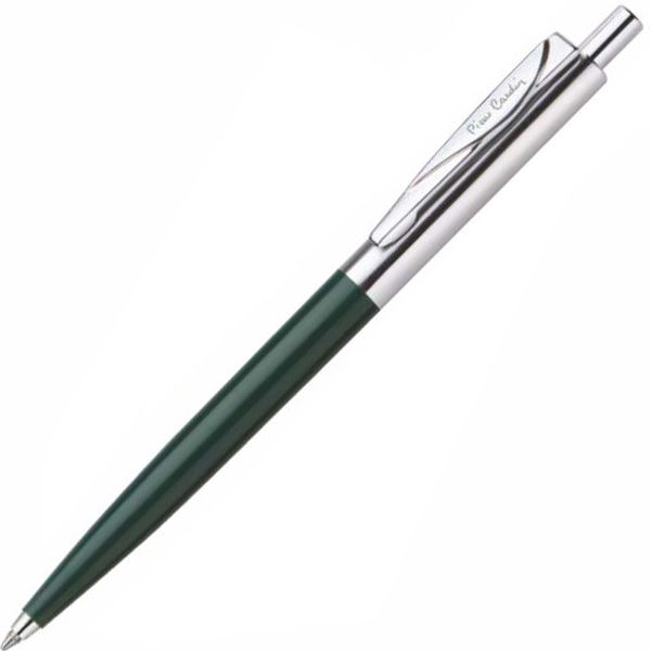 Caneta Esferográfica Pierre Cardin Ref:Pce-01gr Glam Prata/Verde