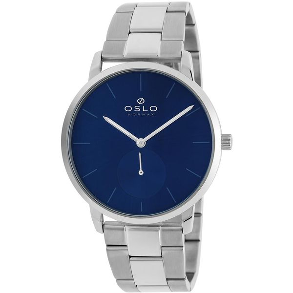 Relógio Oslo Masculino Ref:Ombsssvd0001 D1sx Slim Prateado