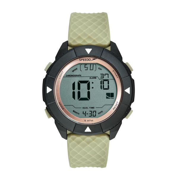 Relógio Speedo Masculino Ref:15090g0evnv2 Esportivo Digital Cáqui