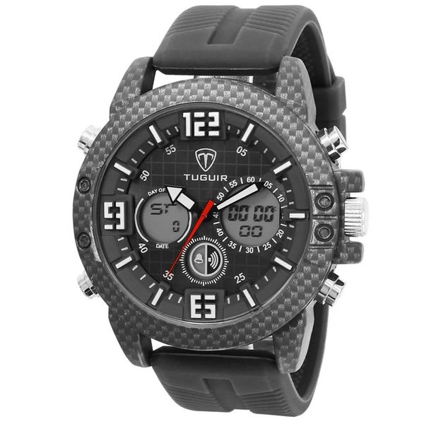 Relógio Tuguir Masculino Ref:Tg1804 Tg30285 Anadigi Black