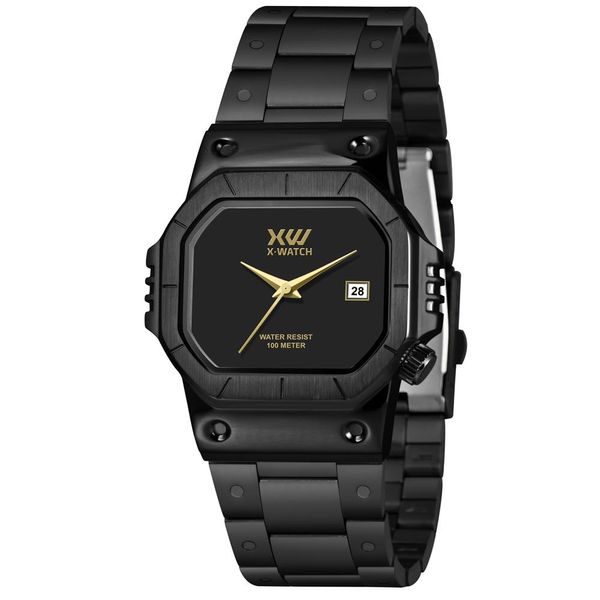 Relógio X-Watch Masculino Ref:Xgns1001 Pxpx Retangular Black