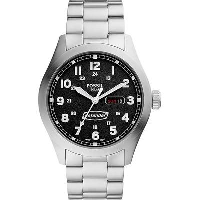 Relógio Fossil Masculino Ref:Fs5976/1kn Solar Casual Prateado