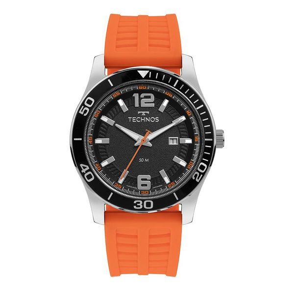 Relógio Technos Masculino Ref:2117lfi/2l Racer Prateado