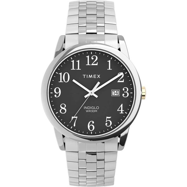 Relógio Timex Masculino Ref:Tw2v40200 Mola Prateado Easy Reader
