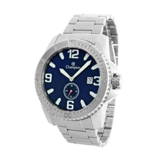 Relógio Champion Masculino Ref:Ca31800f Esportivo Prateado Relógio Champion Masculino Ref:Ca31800f Esportivo Prateado