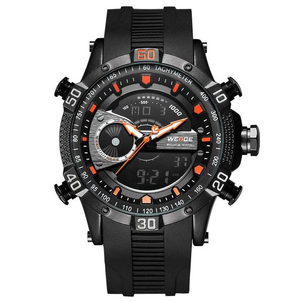 Relógio Weide Masculino Ref:Wh6902b A10590 Anadigi Black