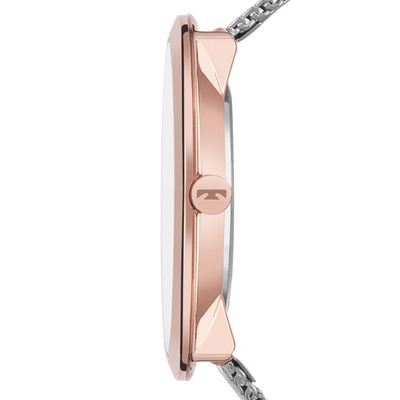 Relógio Technos Feminino Ref:1l22wp/1b Slim Safira Bicolor