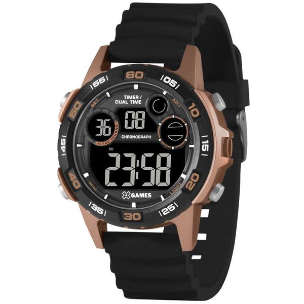 Relógio Weide Masculino Ref:Wh-6102b A11461 Anadigi Black LED