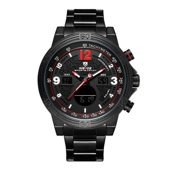 Relógio Weide Masculino Ref:Wh6908b A10428 Anadigi Black