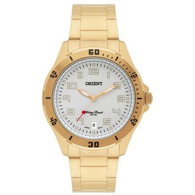 Relógio Orient Masculino Ref:Mgss1105a S2kx Casual Dourado