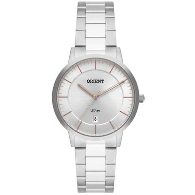 Relógio Orient Feminino Ref:Fbss1187 S1sx Casual Prateado