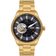 Relógio Orient Masculino Ref:Nh7gg001 G1kx Automático Dourado