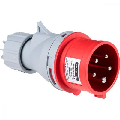 Plugue Móvel Industrial 3P+N+T 16 A 380-415 Vca 6 H Tramontina