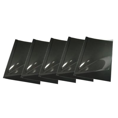 Kit 5 Capas Encadernação Térmica Até 250 Folhas A4 Preta