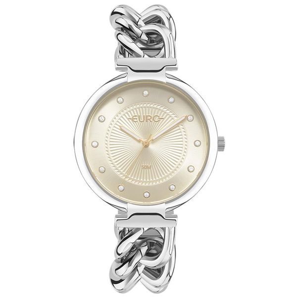 Relógio Euro Feminino Ref:Eu2035yty/4k Bracelete Prateado