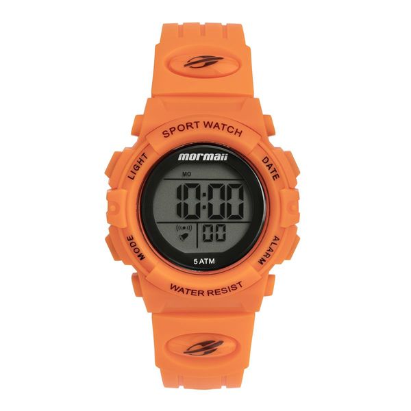 Relógio Mormaii Masculino Ref:Mo03121ab/8l Infantil Laranja Digital Relógio Mormaii Masculino Ref:Mo03121ab/8l Infantil Laranja Digital