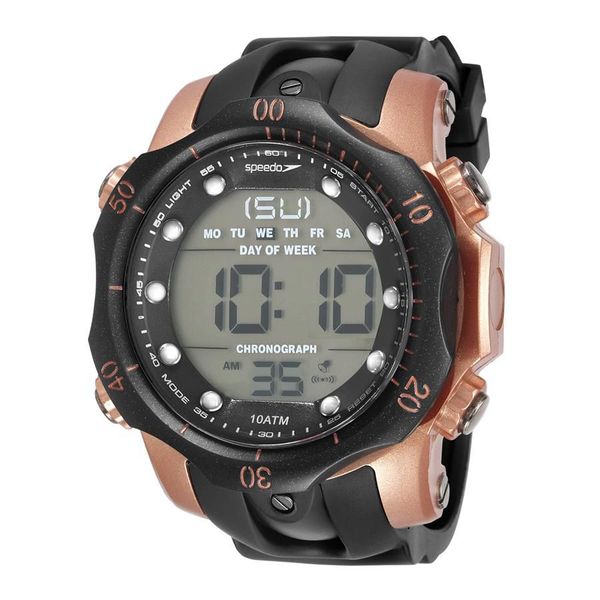 Relógio Speedo Masculino Ref:11005g0evnp2 Big Case Rosé